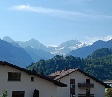 Unterseen House | Swiss Alpine view apartment