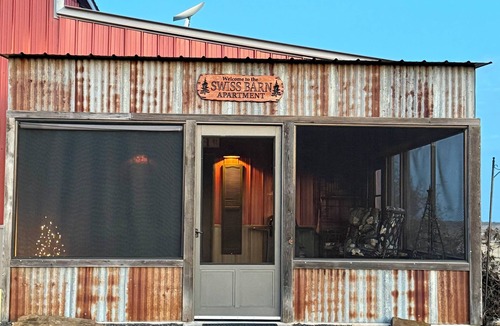 Schulenburg Apartment | Swiss Barn Apartment. Take it easy at this unique and tranquil getaway.