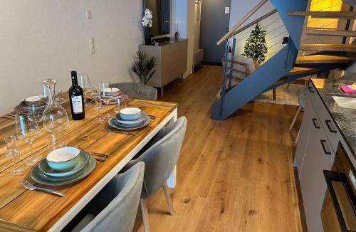 Flums Apartment | Swiss Horizon - Penthouse mit Aussicht & Liftnähe auf 2 Etagen