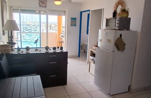 Frontignan Apartment | T2 Apartment Frontignan Beach, 6 people, port view, with parking