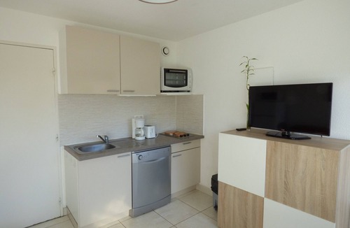 Palavas-les-Flots Apartment | T2 cabin COSY, 4 people, terrace, swimming pool, parking, air conditioning, Wifi, ANCV