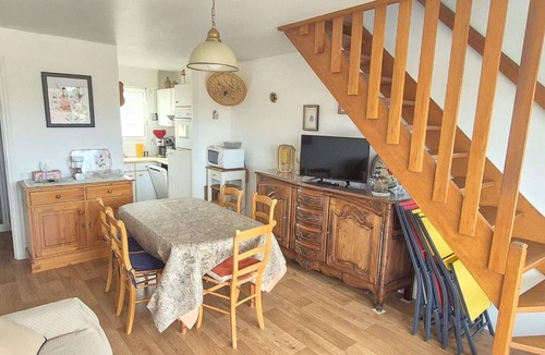 Cucq Apartment | T2 Duplex for 4 with balcony and parking, pets allowed