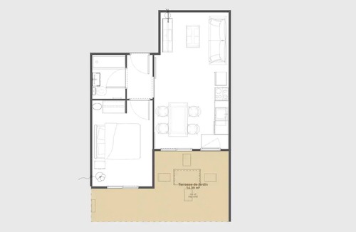 Alco Apartment | T2 garden ❤ NEW☀Parking☀Tram☀Fully equipped