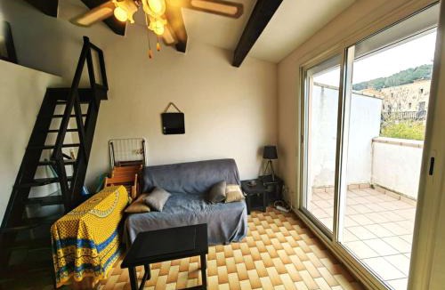 Cap d'Agde Apartment | T2 mezzanine sécurisée pour 5 personnes avec parking - FR-1-607-63