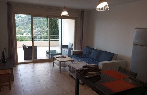 Ville-di-Pietrabugno Condo | T2 panoramic sea and mountain view