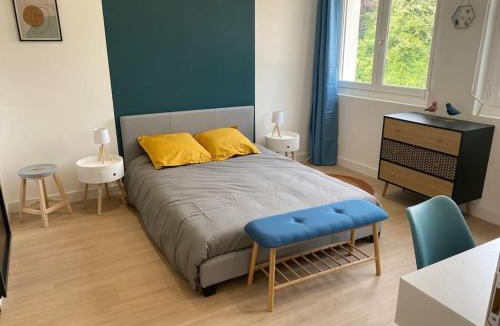 Saint-Florentin Apartment | T2 spacieux avec baignoire Balnéo en RdC sur cour