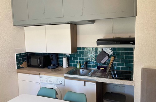 Ax-les-Thermes Apartment | T2 with balcony and private parking space 300m from the cable cars