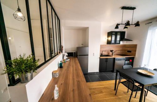 Quartier de la Boule - Champs-Pierreux Apartment | T3 BROOKLYN - Luminous - Central - Wifi - Parking