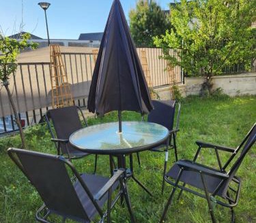 Argenteuil Apartment | T3 Cozy et lumineux proche Paris-Parking gratuit & Jardin