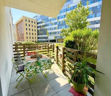 Ile de Nantes Palais des Congres Apartment | T3 lumineux avec terrasse et parking - Île de Nantes