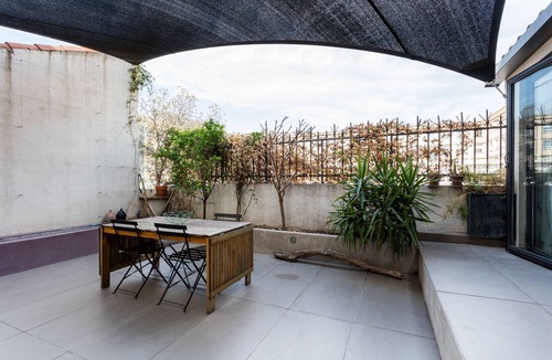Gambetta Apartment | T3 with terrace and air conditioning, near train station