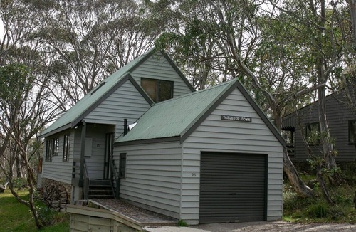 Dinner Plain Ski Chalet | Tabletop Down - Dinner Plain