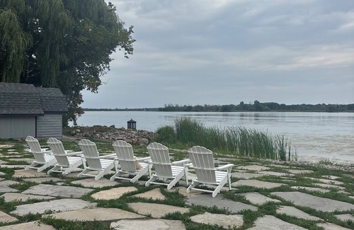 Greater Napanee Apartment | Tackle Box Retreat: Waterfront Escape with Fishing, Spa, Sauna, Pool & Gym