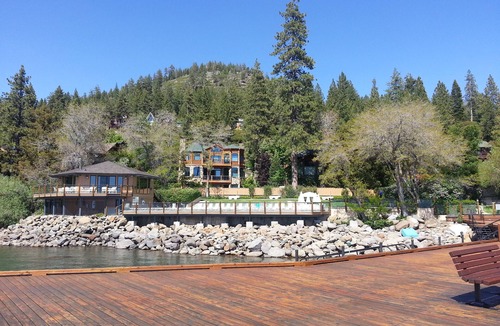 Brockway House | Tahoe luxury Brockway Springs Resort lakefront and heated pool year round
