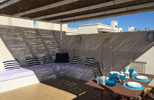 San Jorge Apartment | TAKE ADVANTAGE OF JULY AND AUGUST! Penthouse with UNIQUE terrace with BBQ and chill-out!