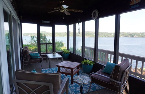 Camdenton House | Take in Million dollar views on the screened in porch or large deck.