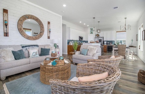 Indian Beach House | Take it Breezy - Bayside oasis w/gulf views & BBQ