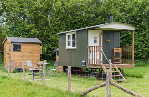 Ashford Cabin | Take Time Shepherd's Huts by Bloom Stays - two eco shepherds huts