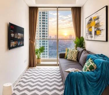 Jakarta Apartment | Taman Anggrek Residences By SanLiving - 3BR - Direct Access Mall