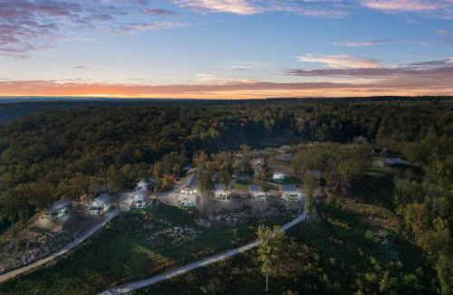 Bryant House | TeePee at Paradise Point with a hot tub fire pit & grill