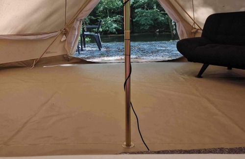 Lacrouzette RV Rental | Tente Lodge Tout Confort à Quelques Mètre de la Rivière et Sanitaire Privatif !