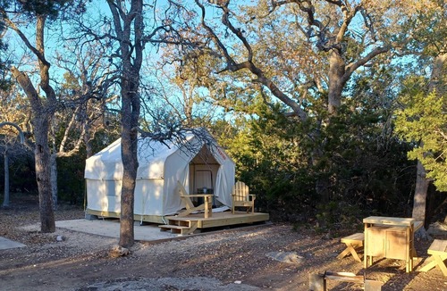 Spring Branch RV Rental | Tentrr State Park Site - Texas Guadalupe River State Park - Site D - Single Camp