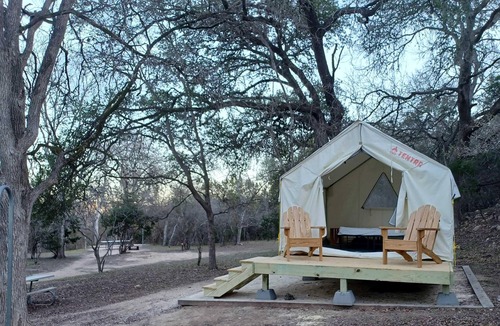 Spring Branch RV Rental | Tentrr State Park Site - Texas Guadalupe River State Park - Site E - Single Camp