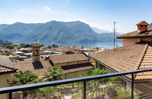 Lugano Apartment | Terrace on the lake,private garage