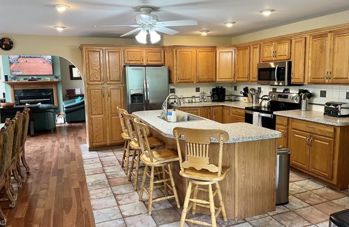 Warrensburg House | Terrace on the Lake – Private Lakefront with Breathtaking Views