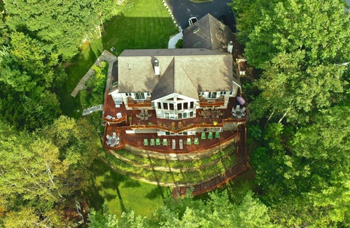 Warrensburg House | Terrace on the Lake – Private Lakefront with Breathtaking Views