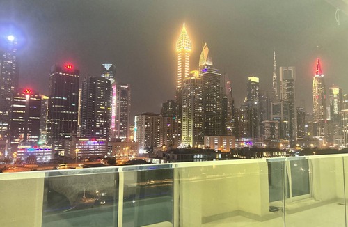Trade Center Apartment | Terrace stunning Burj view , 2 bedroom apartment 5 mins to dubai mall