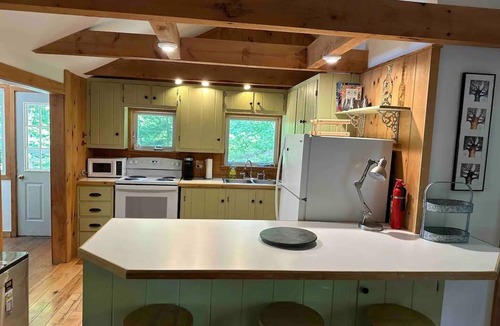 New Hampton House | Terrapin Station - Rustic Home on Lake Winona with Dock!