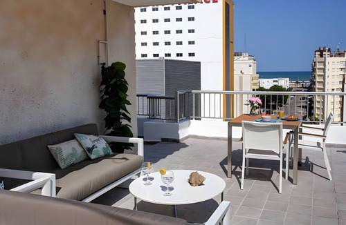Grau i Platja Apartment | 'Terrazas Playa Gandia' Apartment with Sea View, Wi-Fi and Air Conditioning