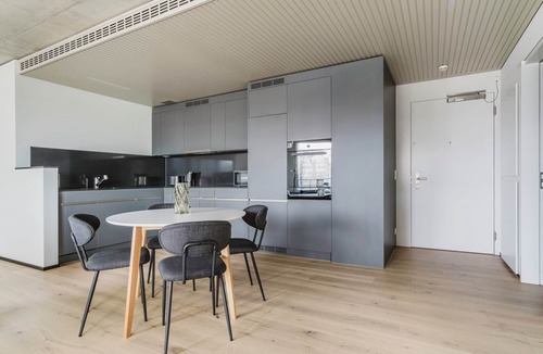 Seebach Apartment | Terrific Oerlikon 1BR w/Balcony, W/D & Elevator, by Blueground