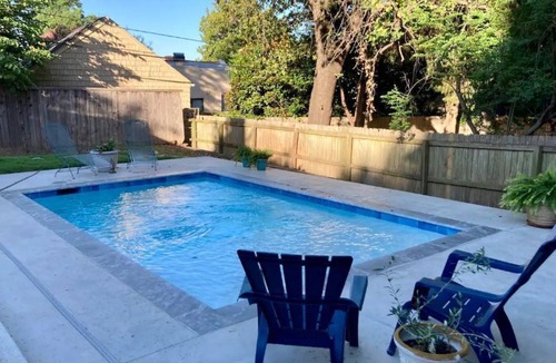 Tulsa Apartment | Terwilleger Heights Garden apartment with saltwater pool