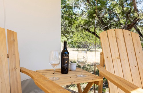Boerne RV Rental | Texas Hill Country Glamping with Starry Night Sky