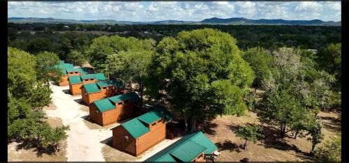 Pipe Creek House | Texas State Glamping Getaways to Nature in this Cute Log Cabin near Austin