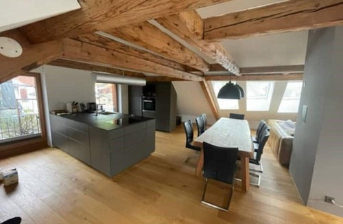 Salouf Apartment | TGESA L'ANTGERNA - Panoramic view in the mountain village