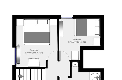 Finchingfield House | Thatched 2 bed self-catering with river valley view
