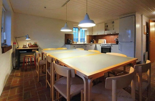 Øhuse House | Thatched house in the first row by the North Sea