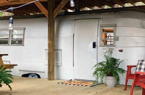 Hattiesburg House | The ‘66 Avion Camper with Pool and Yard Games!