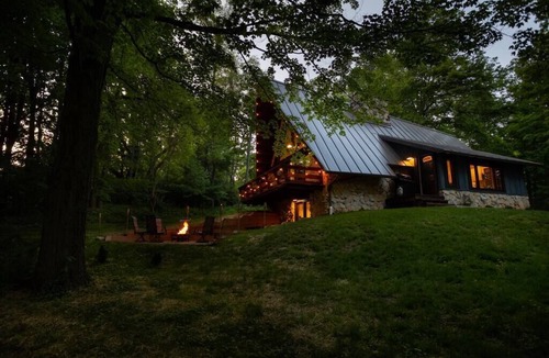 Mount Vernon Ski Chalet | The A Frame by Mt. Vernon OH.