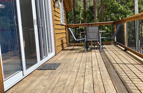 Sheguiandah Cottage | The Aframe Beach front cottage rental on Manitoulin Island