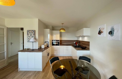 Benerville-sur-Mer Apartment | The ammonite sea view with large balcony