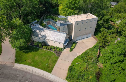 Lawrence House | The Architect's Modern Castle- Heated Pool w/Expansive Private Patio/KU Adjacent