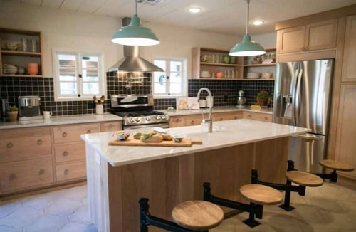 Brookview House | The Baby Blue Cottage - Fixer Upper, Season 3