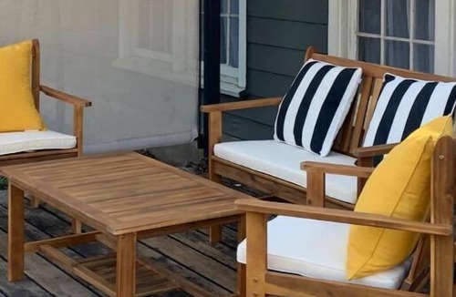 Brookview House | The Baby Blue Cottage - Fixer Upper, Season 3