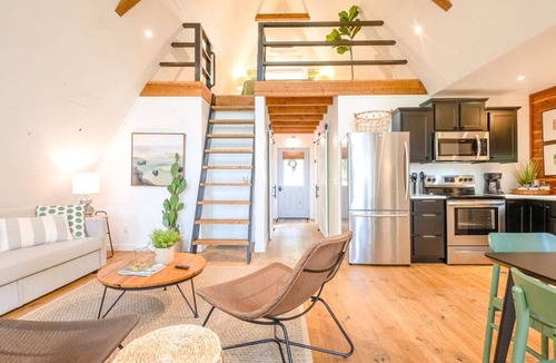 Newnata Cabin | The Back Porch ~ Modern A-Frame with a View