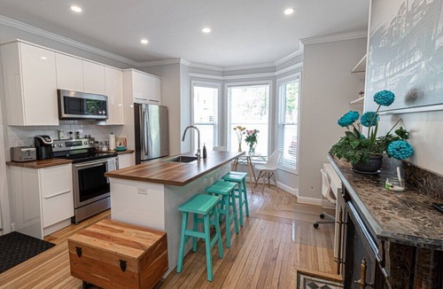 Downtown St. John's Apartment | The Bannerman Park Suite Private Parking & Patio