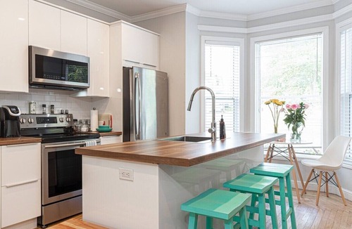 Downtown St. John's Apartment | The Bannerman Park Suite Private Parking & Patio